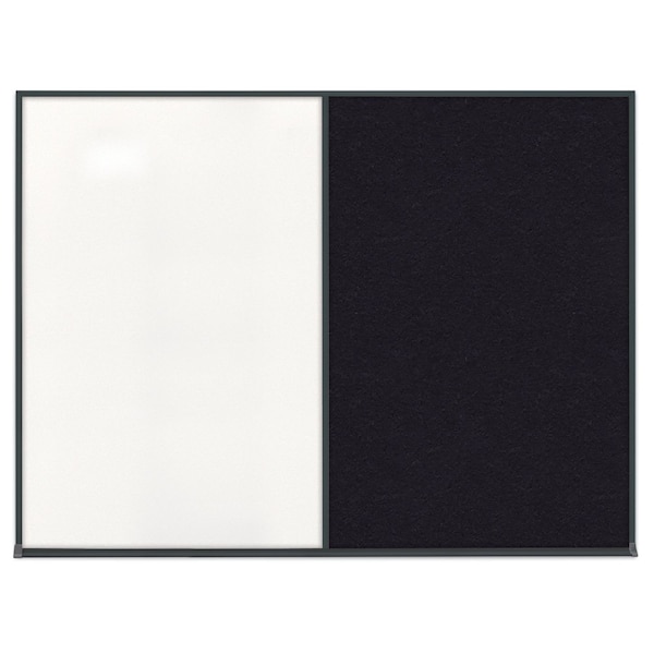 Double Door Radius Corkboard, 42"X32", B